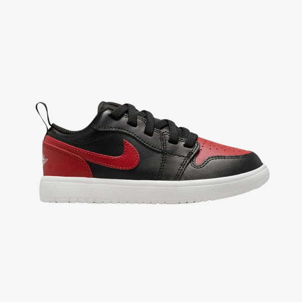 preschool jordan 1 low alt (black/red)