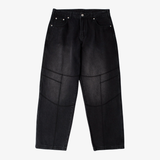 mens parra moto stitcher pants (black)