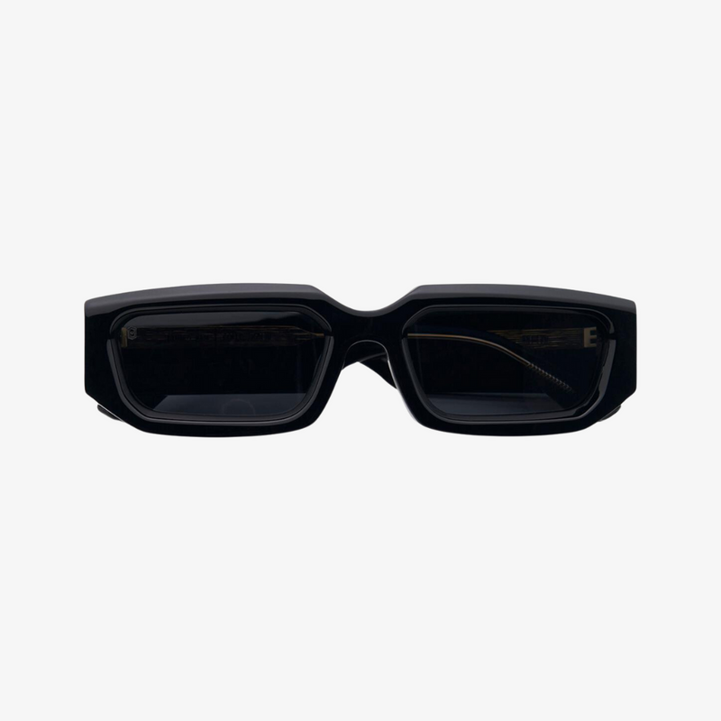 mens james oro sunglasses black dune (black tint)