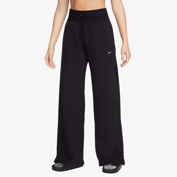 womens nike sportswear phoenix plush sweatpants (black)