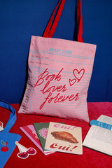 ban.do library card canvas tote bag