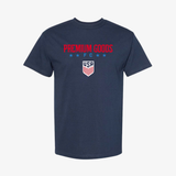 mens premiumgoods. ussf football club s/s tee (vintage navy)