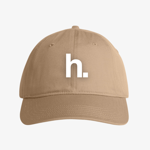 premiumgoods. h. dad hat (khaki/white)