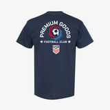 mens premiumgoods. ussf football club s/s tee (vintage navy)