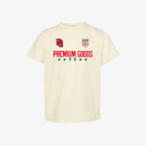 kids premiumgoods. ussf football club s/s tee (cream)