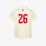 kids premiumgoods. ussf football club s/s tee (cream)