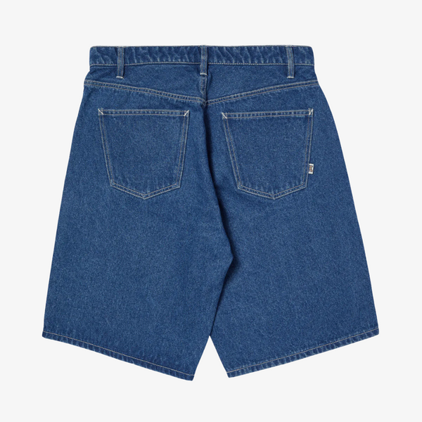 mens huf cromer short (stone wash indigo)