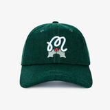 malbon golf mistleflow dad hat (hunter green)