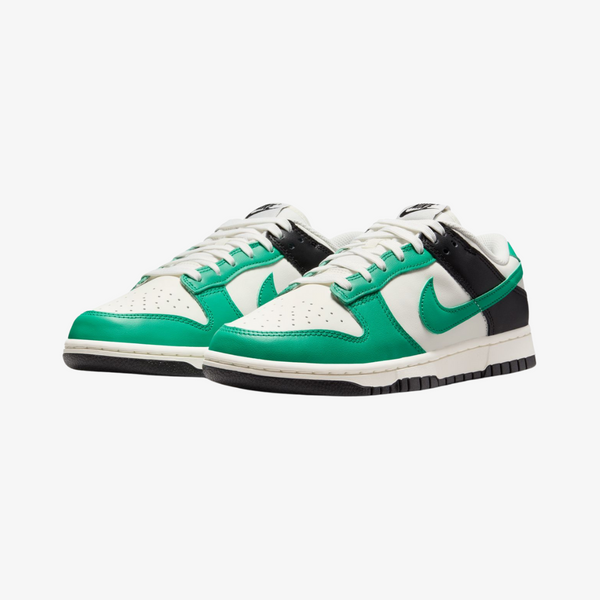 womens nike dunk low (sail/stadium green)