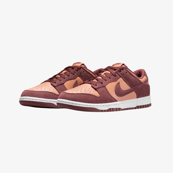 mens nike dunk low se (amber brown/dark pony)