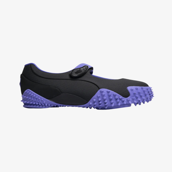 womens puma mostro fey launch (dark amethyst/black)