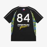 mens premiumgoods. bluebonnet camo soccer jersey (black)