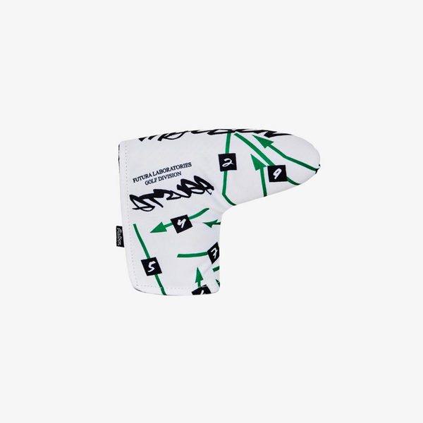 malbon x futura blade putter cover (white)
