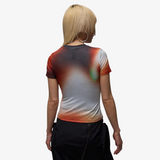 womens jordan x tela s/s tee (white/black)