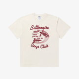 mens billionaire boys club global s/s knit tee (whisper white)