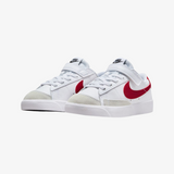 preschool nike blazer low (white/gym red)