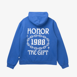 mens honor the gift chainlink logo hoodie (blue)