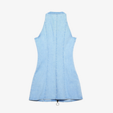 womens melody ehsani denim skate dress (med wash)
