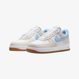 mens nike air force 1 07 lv8 (photon dust/psychic blue)