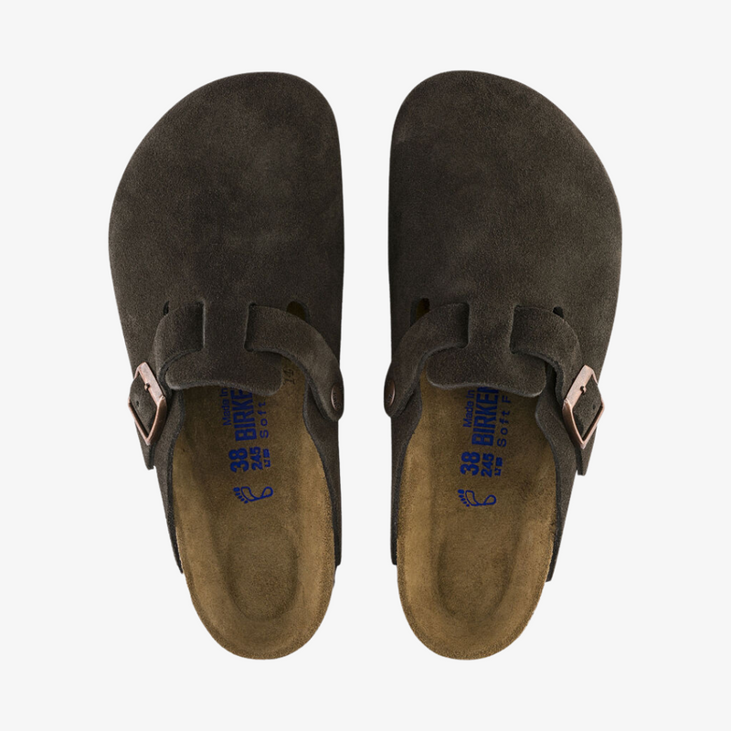 mens birkenstock boston bs (mocha)