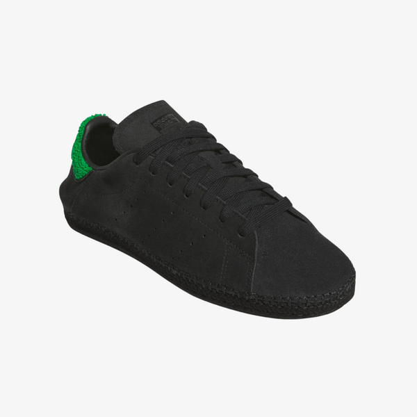 mens adidas clot stan smith (core black/green)