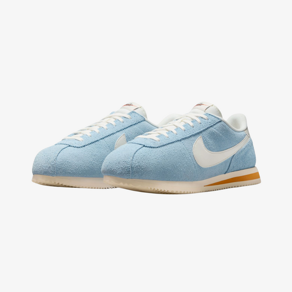 mens nike cortez se suede (psychic blue/sail)