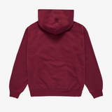 womens melody ehsani rose hoodie (oxblood)