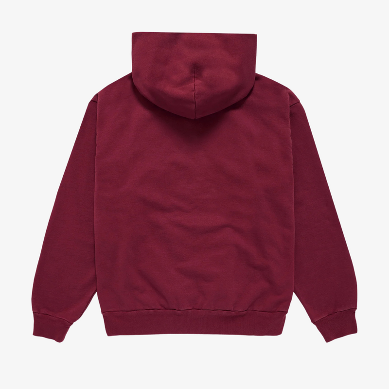 womens melody ehsani rose hoodie (oxblood)