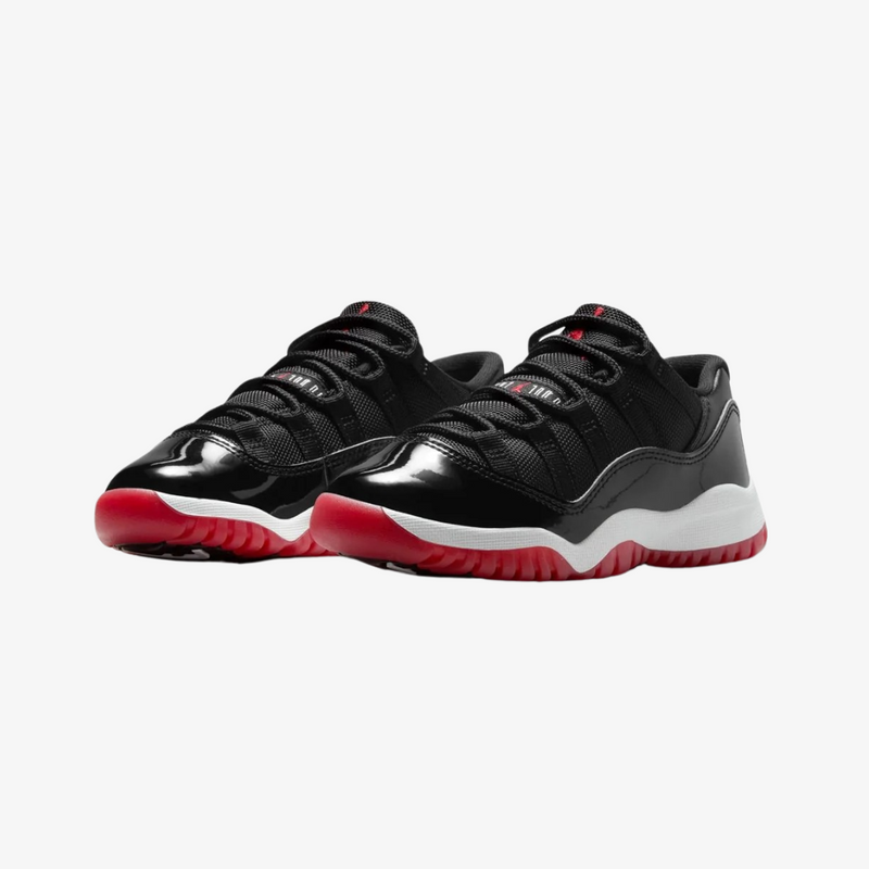 preschool jordan 11 low retro (bred)