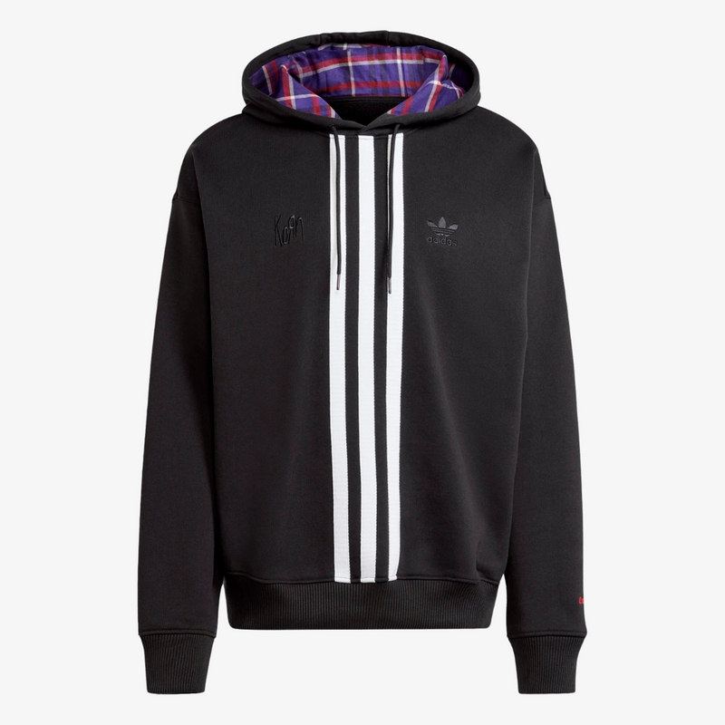 mens adidas x korn hoodie (black)