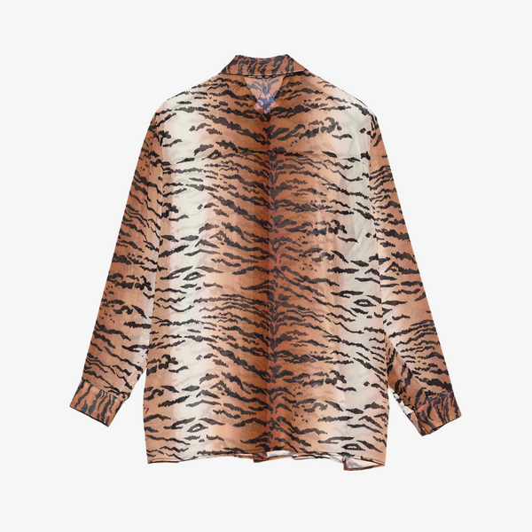 womens melody ehsani eartha lounge top (tiger print)