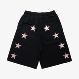 mens jordan x free the youth shorts (black/lt crimson)