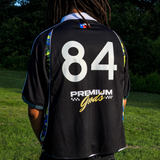 mens premiumgoods. bluebonnet camo soccer jersey (black)
