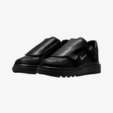 mens nike air force 1 lx (black/metallic silver-anthracite)
