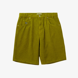 mens huf cromer corduroy short (acid green)