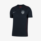 mens nike usmnt 2026 match away soccer authentic jersey (dark obsidian/pure platinum)