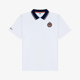 mens malbon fairway oakwood polo (white)