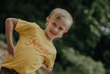 kids rowdy s/s tee (yellow)