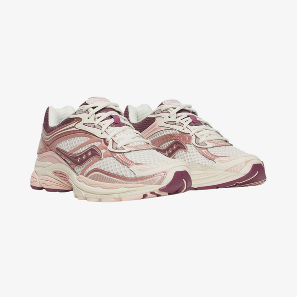 womens saucony progrid omni 9 (ivory/peony)