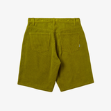 mens huf cromer corduroy short (acid green)