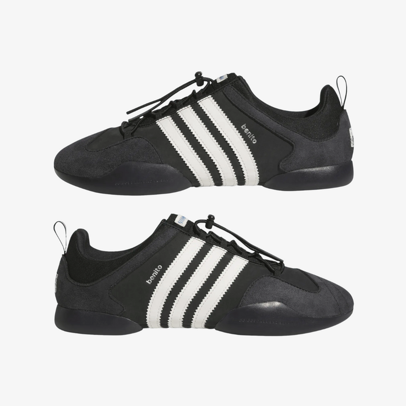 mens adidas x bad bunny ballerina (black)