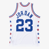 mens mitchell and ness nba authentic jersey all star 1985 michael jordan (white)