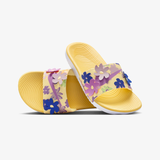 gradeschool nike kawa se (soft yellow/red sapphire)