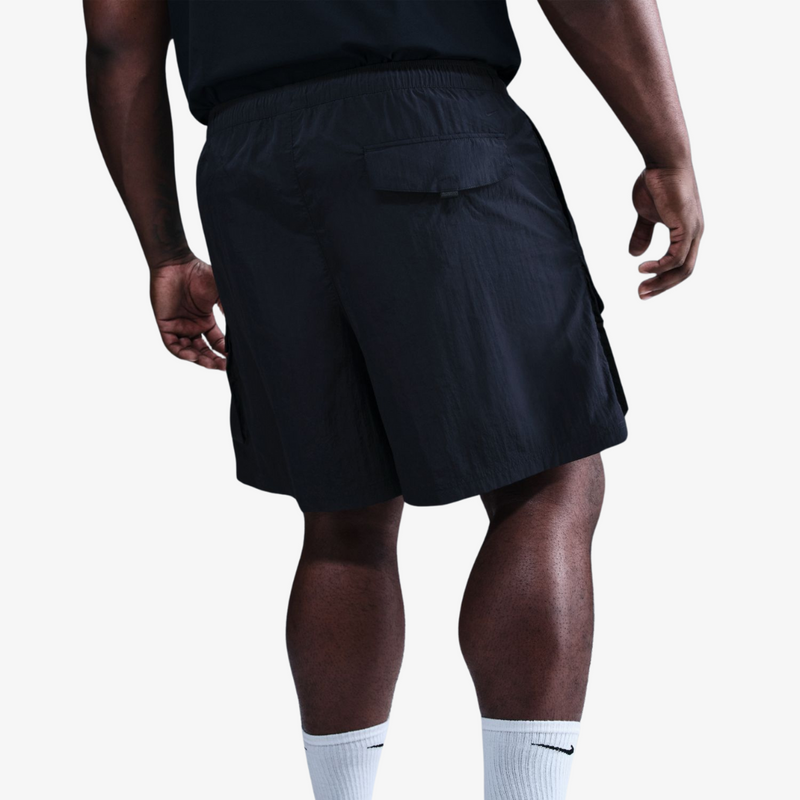 mens nike tech cargo short (black)
