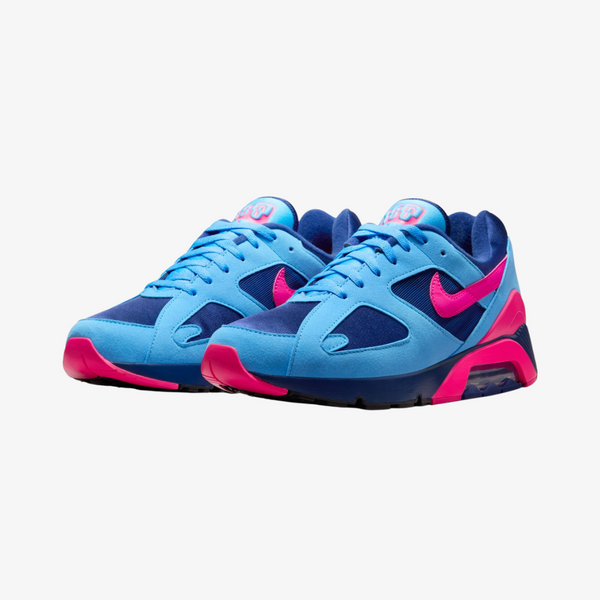 mens nike air max 180 (university blue/hyper pink)