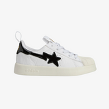 preschool adidas fom superstar 360 x bape (white/black/gold)