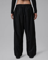 womens jordan oversized mid rise pant (black)