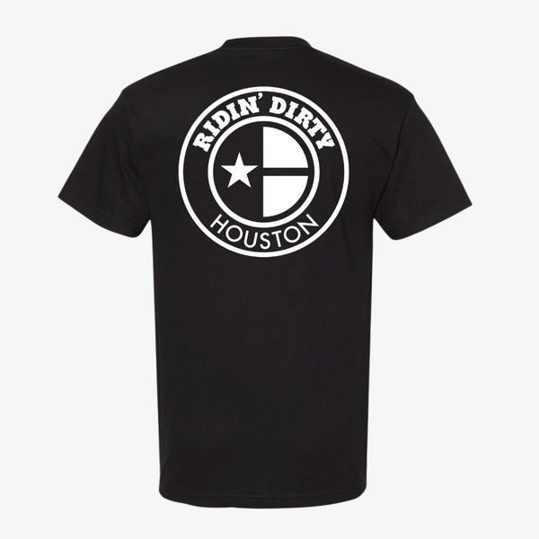 mens ridin' dirty og logo s/s tee (black)