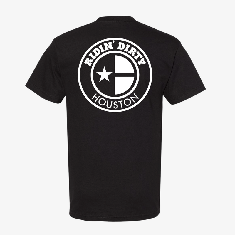 mens ridin' dirty og logo s/s tee (black)