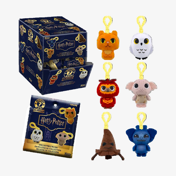 harry potter mystery plush pop! key chain case of 12
